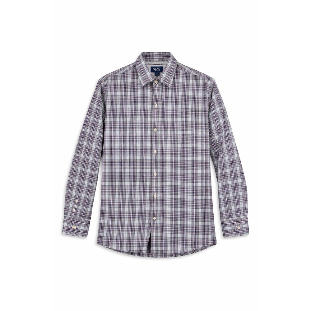 Cutter & Buck Med Plaid Oxford Shirt Long Sleeve Button Down Cotton Chic Preppy